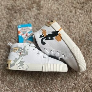 Zara | Looney Tunes High Top Sneakers